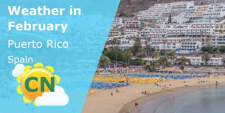 February Weather in Puerto Rico, Gran Canaria - 2023
