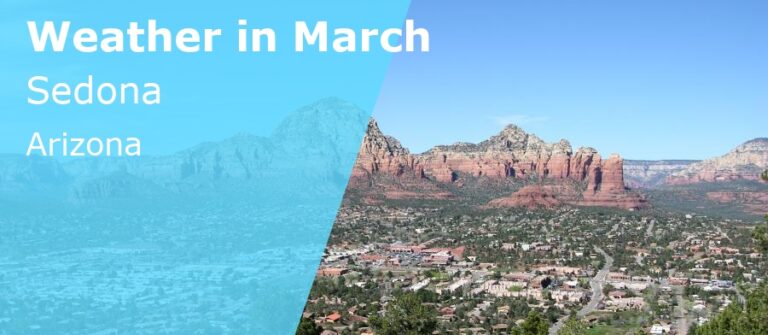 March Weather in Sedona, Arizona - 2023