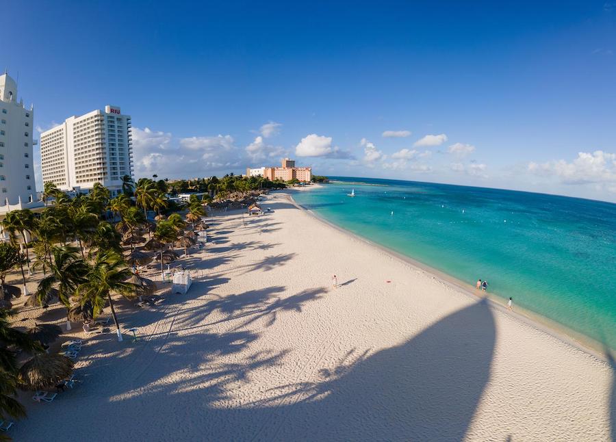 Aruba March 2021, Luxury Hotels At Palm Beach Aruba